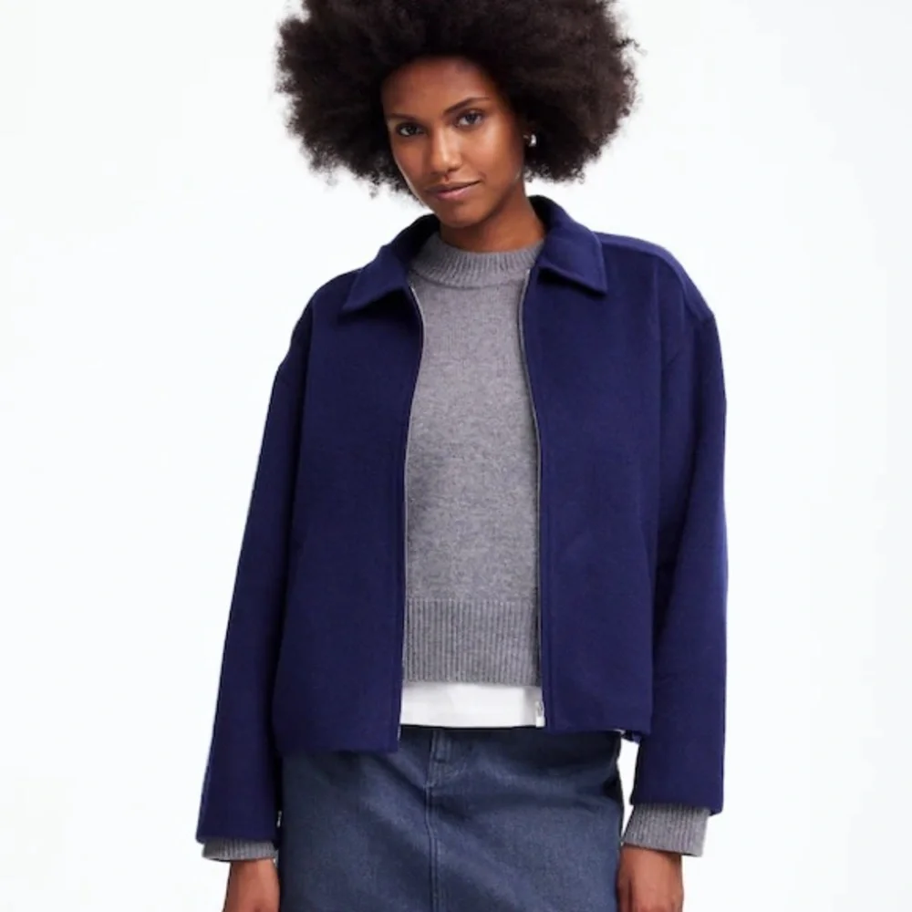 Madewell NWT Double-Faced Rounded-Sleeve Jacket - Picture 2 of 8